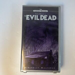 The Evil Dead 1998 Limited Edition VHS of 1981 Sam Raimi Movie 15289 of 35000